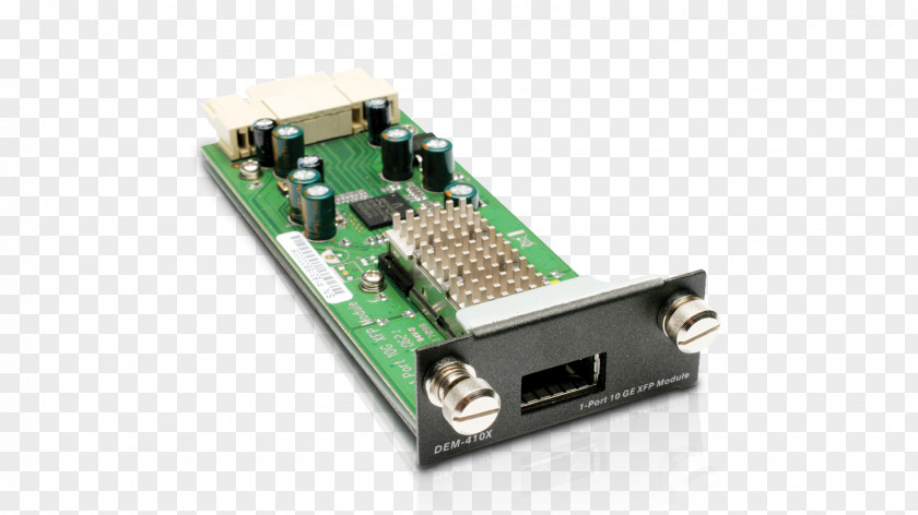 Microcontroller Network Cards & Adapters XFP Transceiver 10 Gigabit Ethernet D-Link PNG