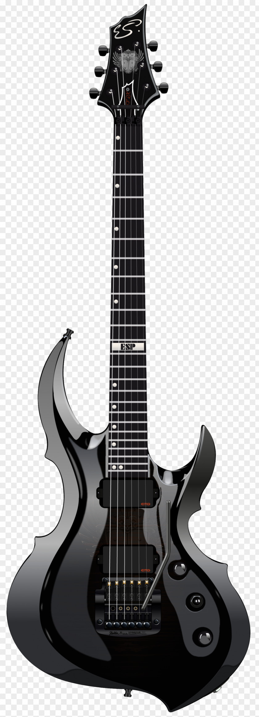 Musical Instruments ESP Guitars E-II Eclipse Electric Guitar PNG