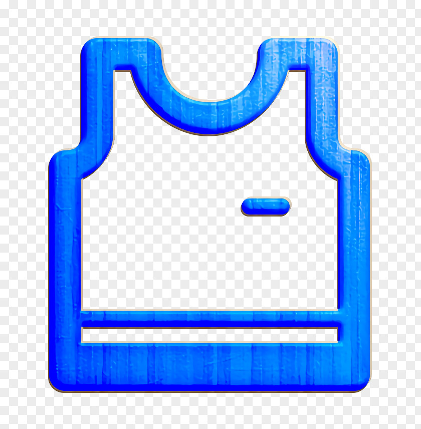 Rectangle Electric Blue Clothes Icon Shop Tank PNG