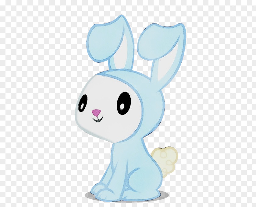 Cartoon Rabbit Nose Animation Rabbits And Hares PNG