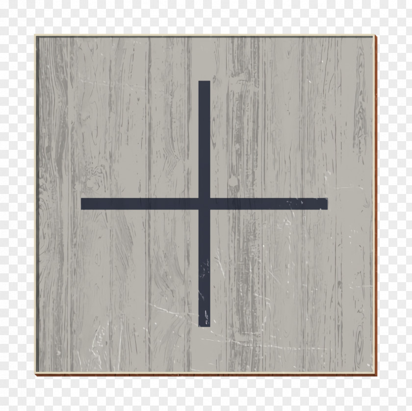 Rectangle Beige Add Icon Essential Plus PNG