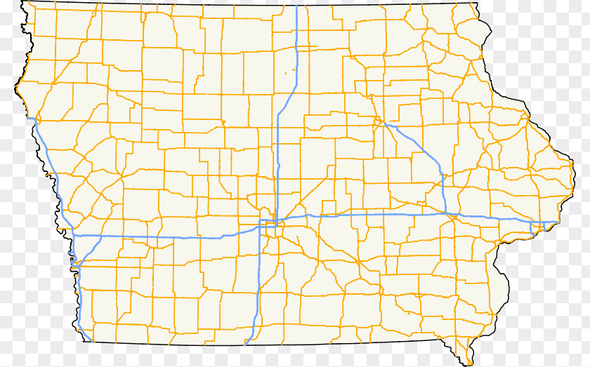 Road Iowa Primary Highway System 21 22 PNG