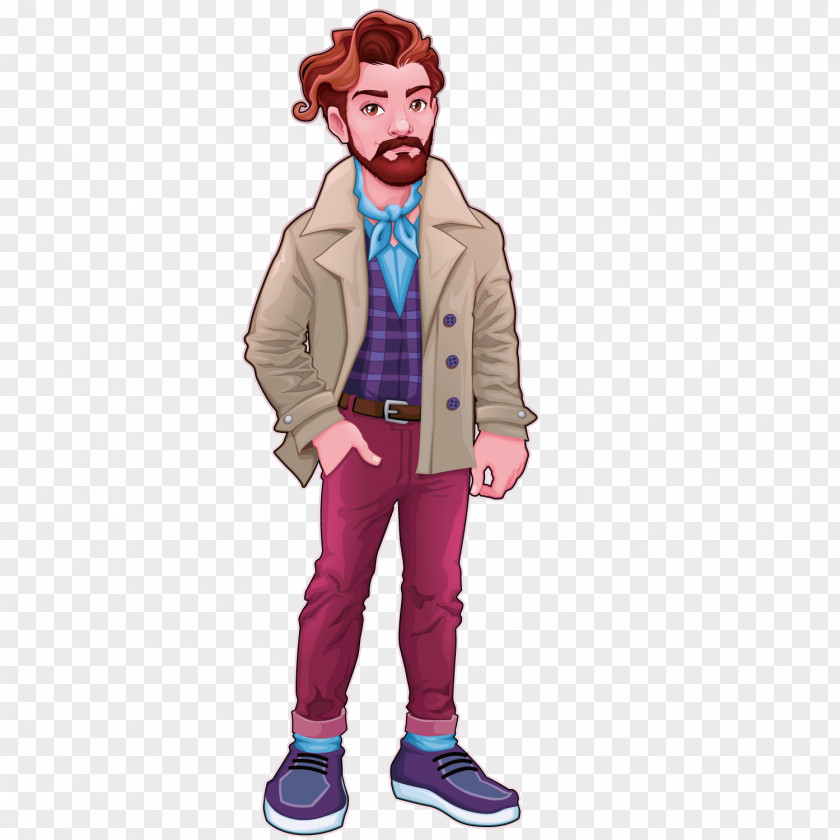 Curly Uncle Cartoon Stock Photography Character PNG