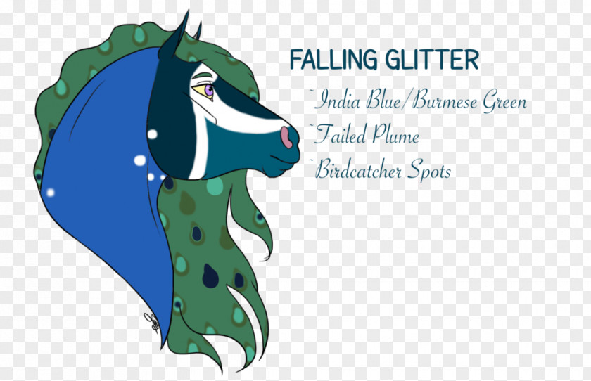 Glitter Falling Horse Mammal Microsoft Azure Clip Art PNG