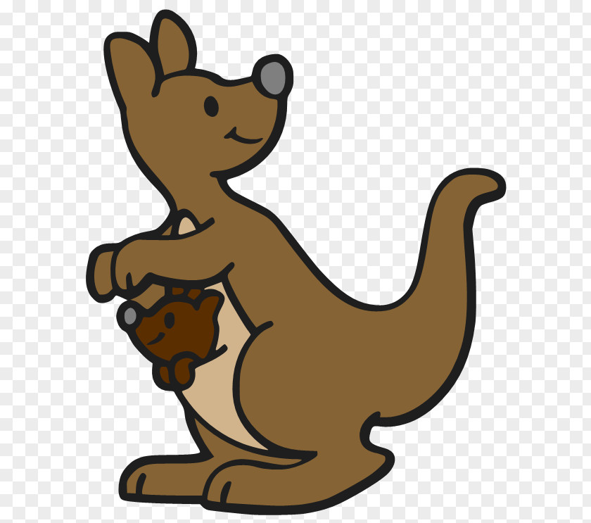 Kangaroo Cartoon Drawing Clip Art PNG