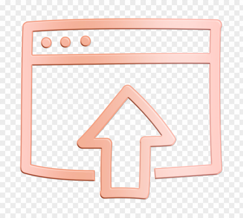 Upload Icon Hand Drawn File Interface Symbol PNG