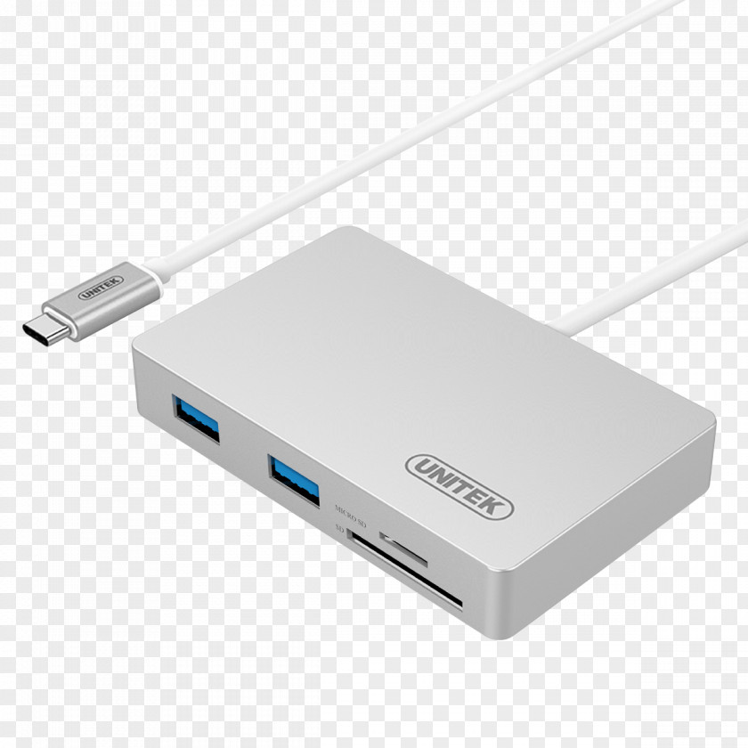 USB Adapter HDMI Ethernet Hub Mac Book Pro USB-C PNG