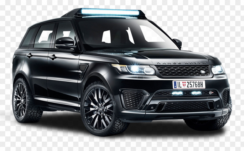 Black Range Rover Sport Car James Bond Aston Martin Jaguar Land Defender PNG