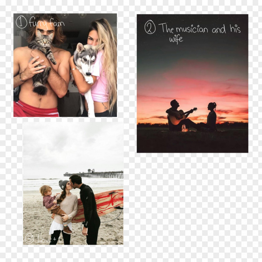 Collage Album Cover Romance Poster Text Messaging PNG