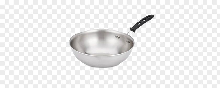 Frying Pan Cookware Stainless Steel Strainer Wok PNG