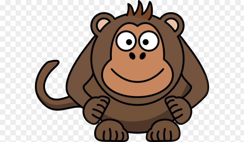 Monkey Ape Primate Chimpanzee Clip Art PNG