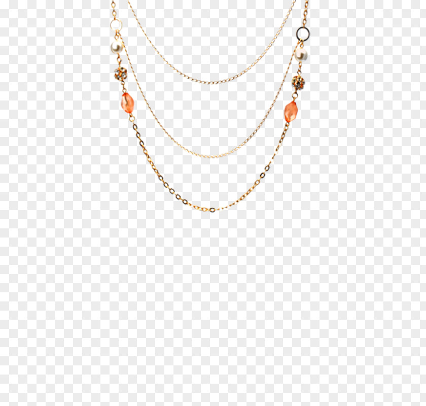 Multilayer Necklace PNG