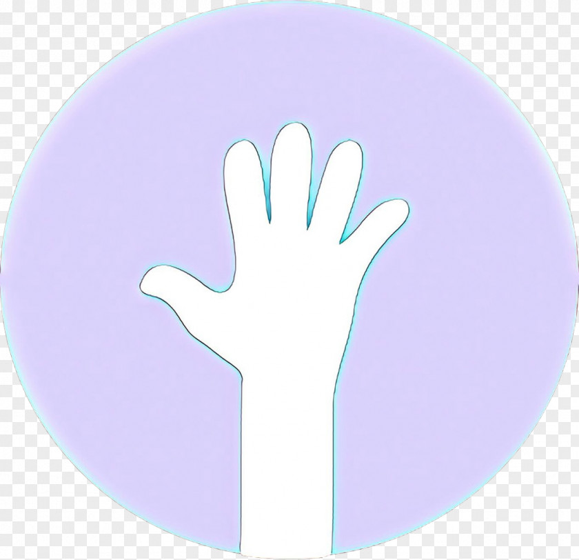 Thumb Gesture Hand Finger Violet Purple Glove PNG