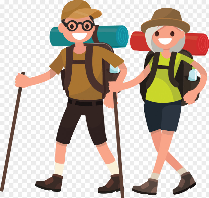 Backpacking Hiking Drawing Clip Art PNG