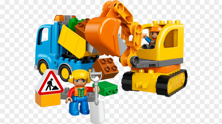 Carousel Figure Lego Duplo Excavator Continuous Track Loader PNG