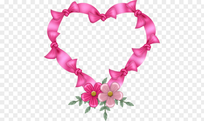 Heart Pink Picture Frames Clip Art PNG