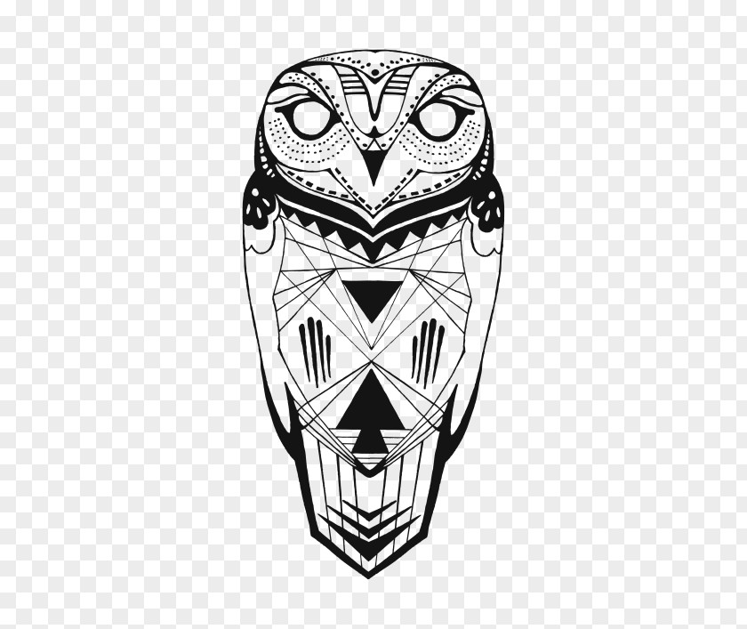 Tattoo Owl Drawing PNG
