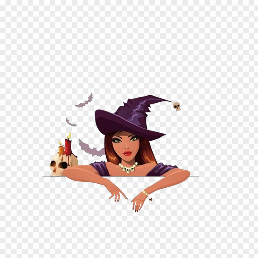 The Witch Lying On Table Halloween Boszorkxe1ny Witchcraft Clip Art PNG