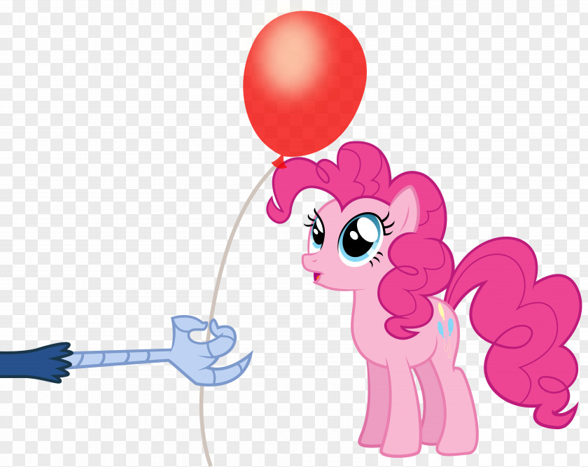 Balloon Pinkie Pie Pony Rainbow Dash Horse PNG