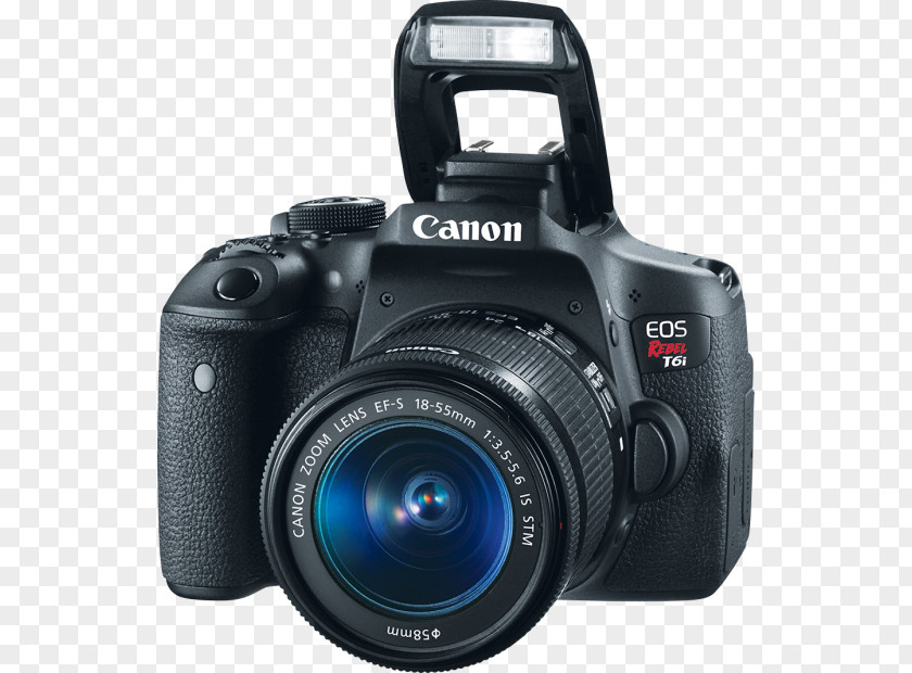 Camera Canon EOS 750D 200D EF-S 18–55mm Lens EF Mount PNG