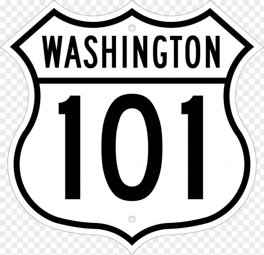 Highway 101 Washington Logo Vehicle License Plates U.S. Route 99 Sleeve Clip Art PNG