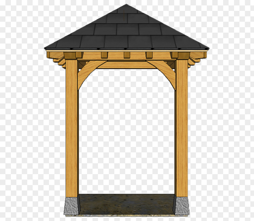 Porch Shed Wall Gazebo A16 PNG