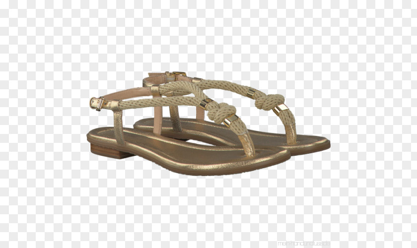 Sandal Shoe Gold PNG
