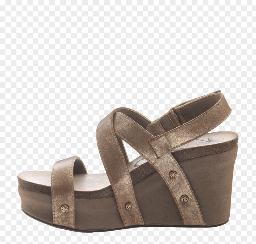 Sandal Shoe OTBT Women's Sail Wedge Suede PNG
