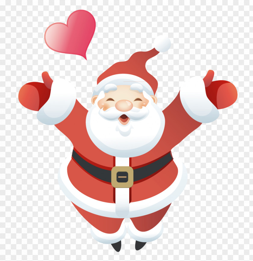 Santa Claus Christmas Clip Art PNG