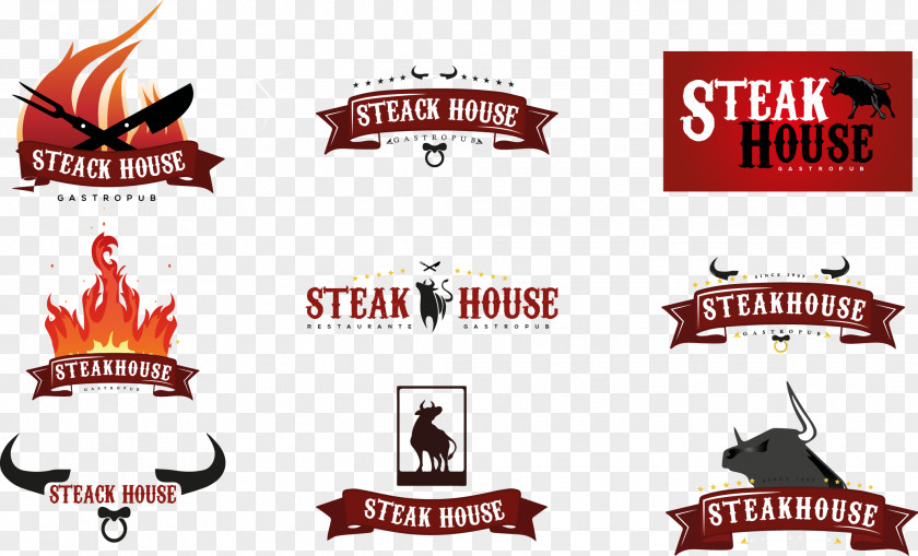Steak House Logo Product Design Brand Clip Art PNG