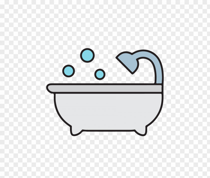 Bathtub Bubble Vector Soap Icon PNG