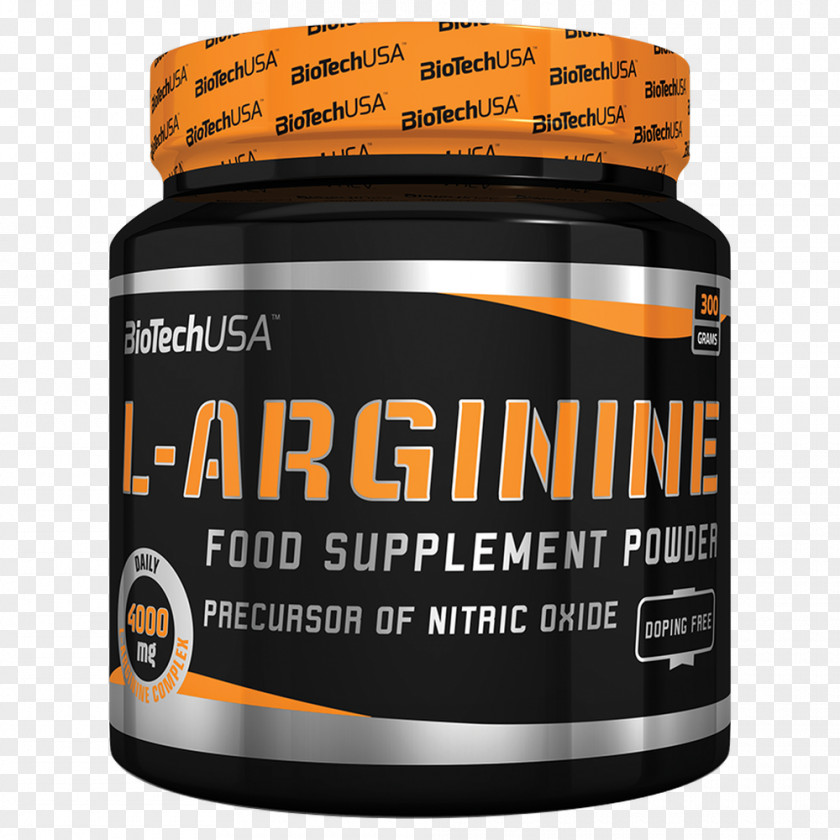 Biotech Usa Dietary Supplement Arginine Amino Acid Nitric Oxide PNG