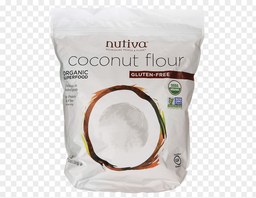 Coconut Powder Flour Gluten-free Diet Ingredient PNG