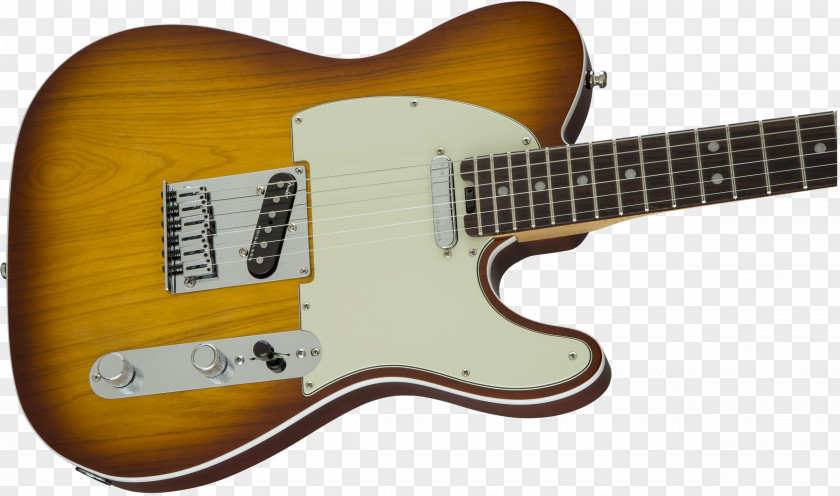 Electric Guitar Fender Telecaster Thinline Sunburst Elite Stratocaster PNG