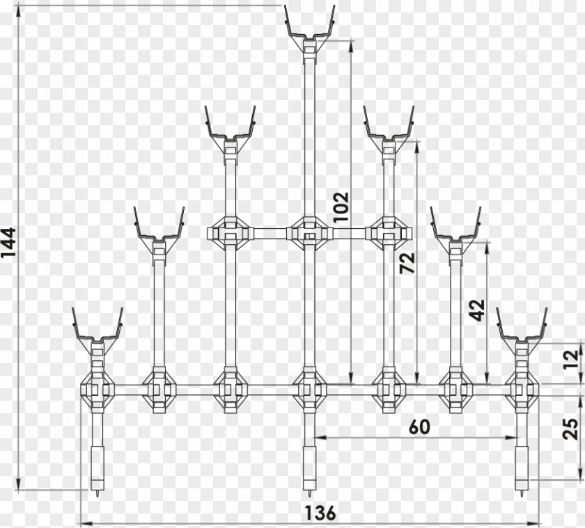 Light Fixture Line White PNG