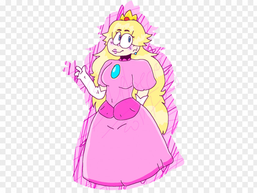 Peach Mario Bros. Toad Art Video Game PNG