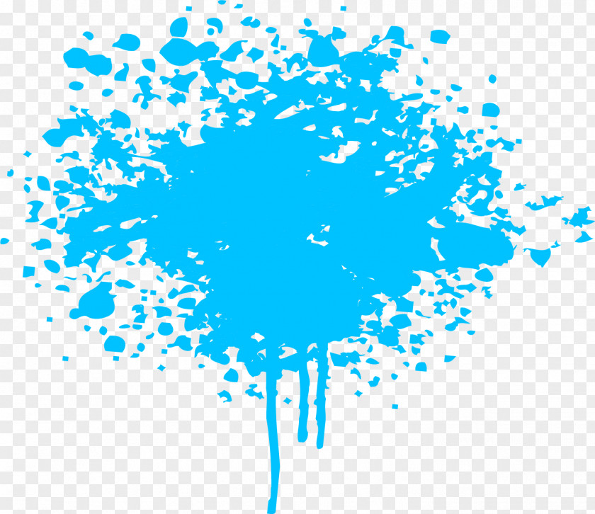 Blue Dandelion Common Euclidean Vector PNG