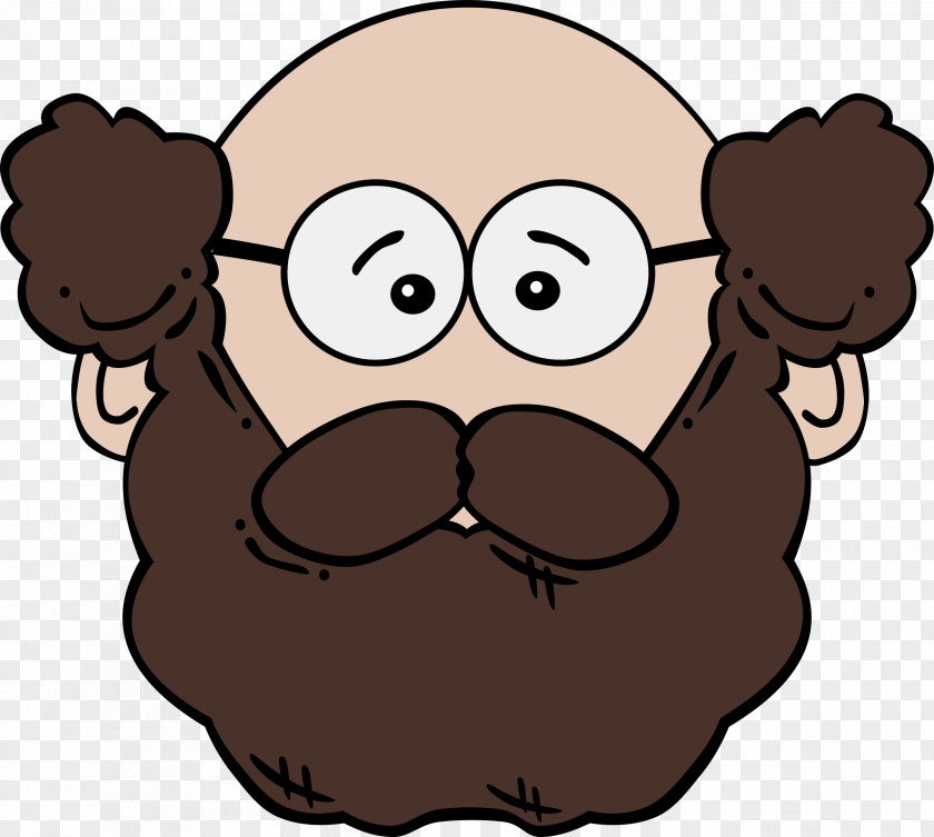 Cartoon Faces Cliparts Beard Man Clip Art PNG