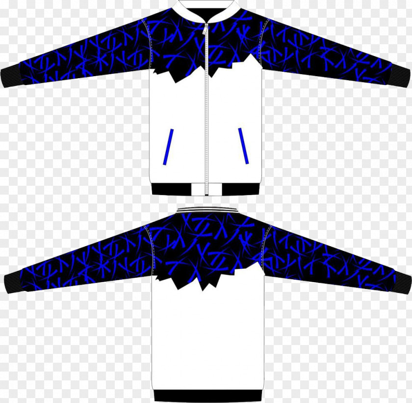 Cartoon Long-sleeved Zipper T-shirt Sleeve PNG