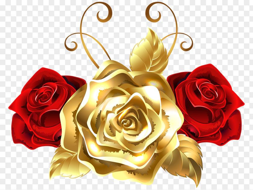 Creative Rose Gold Yellow Clip Art PNG