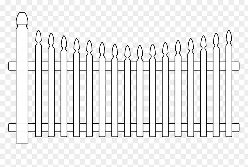 Flowers Shading Gate Picket Fence Coloring Book House PNG