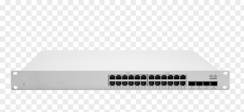 Cisco Meraki Stackable Switch Network Gigabit Ethernet Power Over PNG