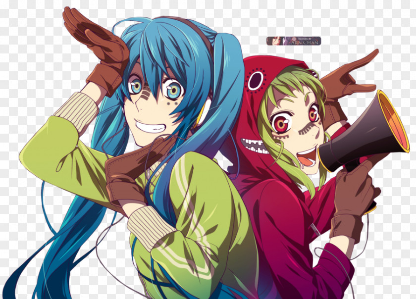 Hatsune Miku Megpoid Vocaloid Kagamine Rin/Len Drawing PNG