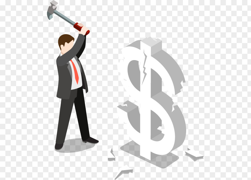 Hit The Silver Business People Vector Money PNG