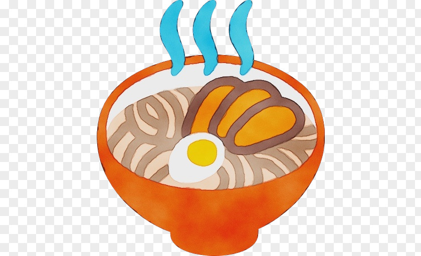 Orange Bowl Emoji PNG