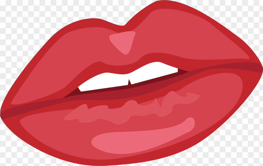 Red Cartoon Lips Lip Android Application Package Icon PNG