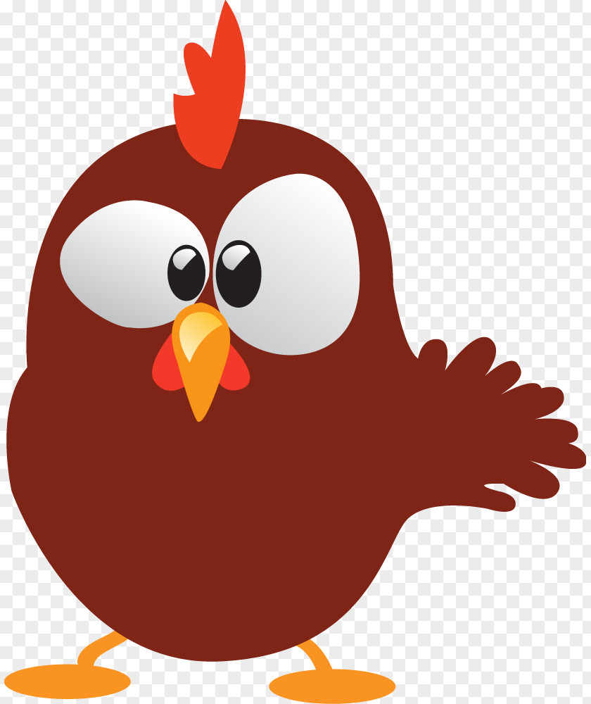 Running Chicken Crispy Fried Frizzle Rooster PNG