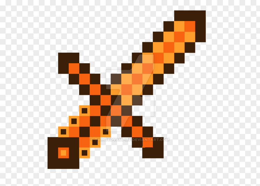 Topaz Orange Minecraft: Story Mode Sword Lego Minecraft PNG