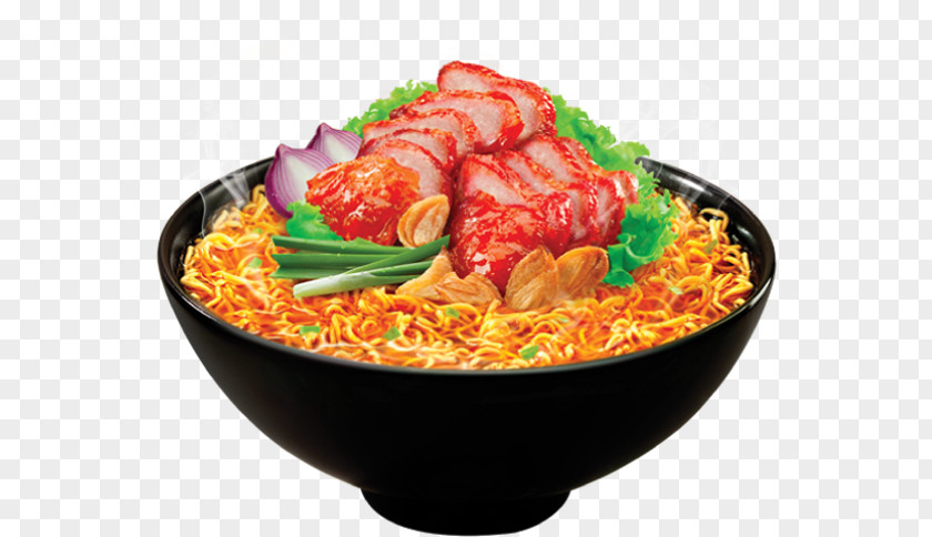 Char Siu Pork Chinese Cuisine Instant Noodle Food PNG
