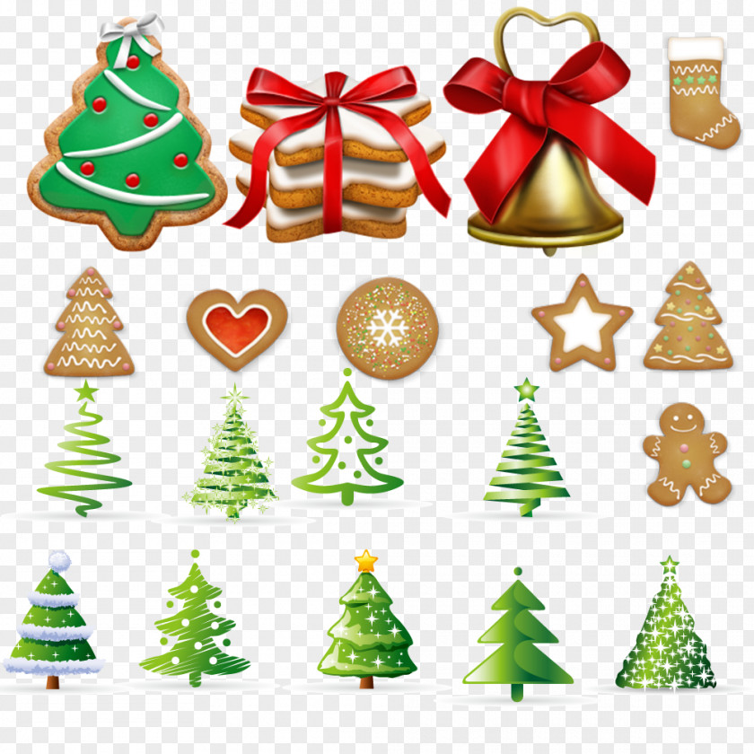 Christmas Trees And Cookies Tree Ornament Cookie PNG